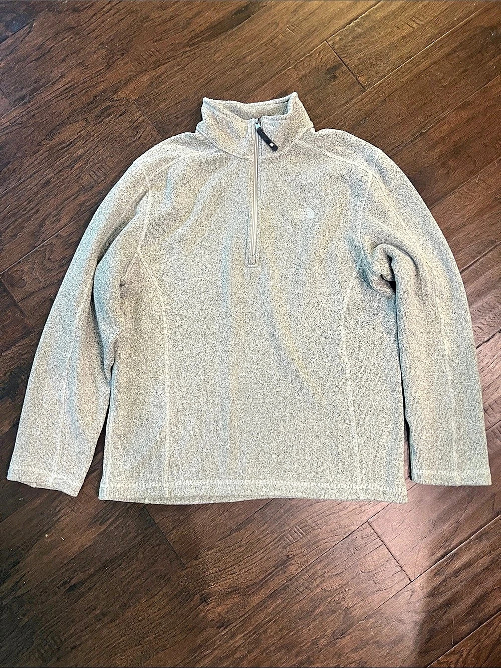 The North Face 1/4-Zip Pullover Men's Gray Medium GUC